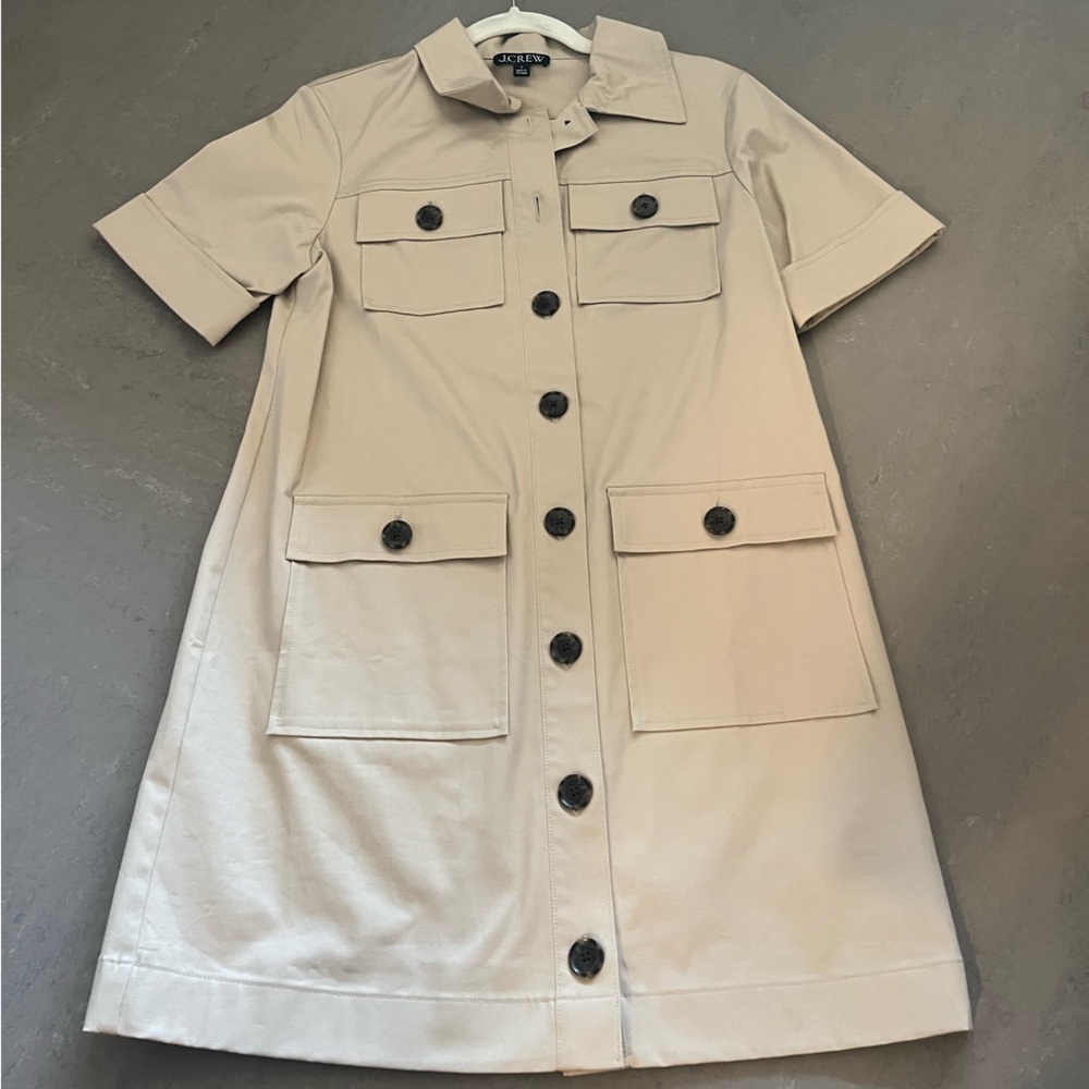 NWOT JCrew button front dress size 2